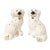Mid 20th Century Royal Doulton Porcelain Beswick Staffordshire Dog Figurines - a Pair For Sale