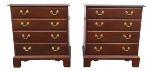 Knob Creek Large Nightstands End Side Bedside Tables a Pair 6281
