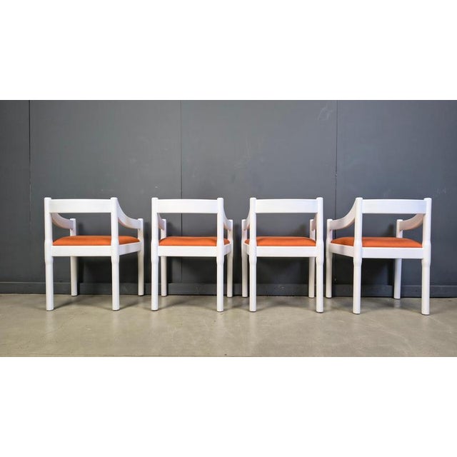 Carimate Armchairs from Vico Magistretti, 1960s, Set of 4 For Sale - Image 9 of 17