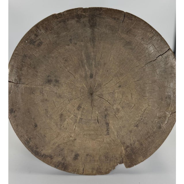 Vintage Hand-Carved African Stool For Sale - Image 4 of 7