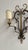 Metal Vintage Italian Florentine Wrought Iron and Toleware Wall Sconce For Sale - Image 7 of 8