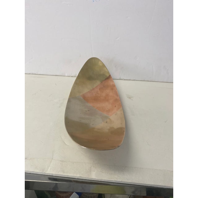 1970s Los Castillo Style Tri-Color Metal Bowl For Sale In Miami - Image 6 of 6
