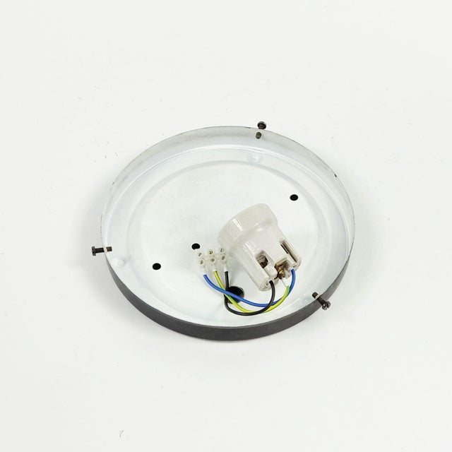 Metal Mid-Century Space Age Bubble Glass Flush Mount by Helena Tynell for Limburg, Germany, 1970s For Sale - Image 7 of 8