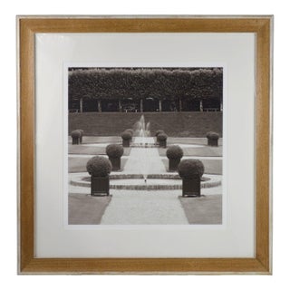 Trowbridge Garden Landscape Print in a Hand Crafted Frame For Sale