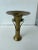 Arts & Crafts Fluted Brass Vase With Decorative Leaf Handles For Sale - Image 10 of 12