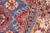 1990s 1990s Bohemian Super Kazak Blue/Beige Wool Rug For Sale - Image 4 of 9