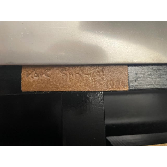 Karl Springer Shagreen & Chrome Executive Desk For Sale - Image 12 of 13