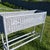 Light Gray Vintage Wicker Planter For Sale - Image 8 of 13