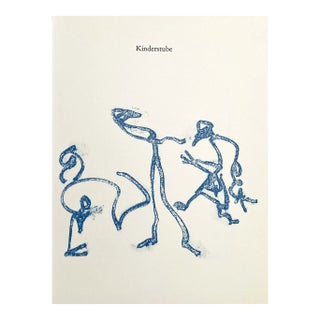 Max Ernst Original Lithograph 1970 Kionderstrube For Sale