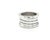 Modern Mid 20th Century Bvlgari B.zero1 Four Band Ring in 18k White Gold w/Cert Size 5 / EU 50 For Sale - Image 3 of 8
