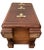 1920s Art Deco Side Table, Nightstand, Chest of Three Drawers, Walnut, Brass Pulls For Sale - Image 13 of 13