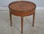 French Pair of Henredon Round French Louis XVI Walnut Lamp Tables For Sale - Image 3 of 18