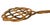 1940s Vintage Handwoven Rattan Rug Beater With Twisted Handle – English Country Cottage Decor For Sale - Image 5 of 8