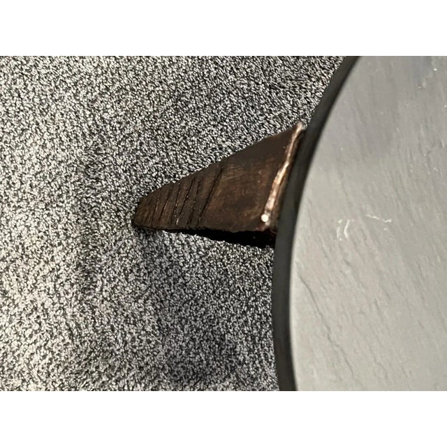 1960s Paul Evans Slate & Sculpted Metal Table For Sale - Image 11 of 13