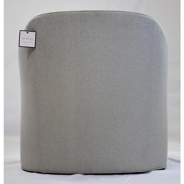 Le Jeune Upholstery Coach Barrel Club Chair Showroom Model For Sale In Miami - Image 6 of 10