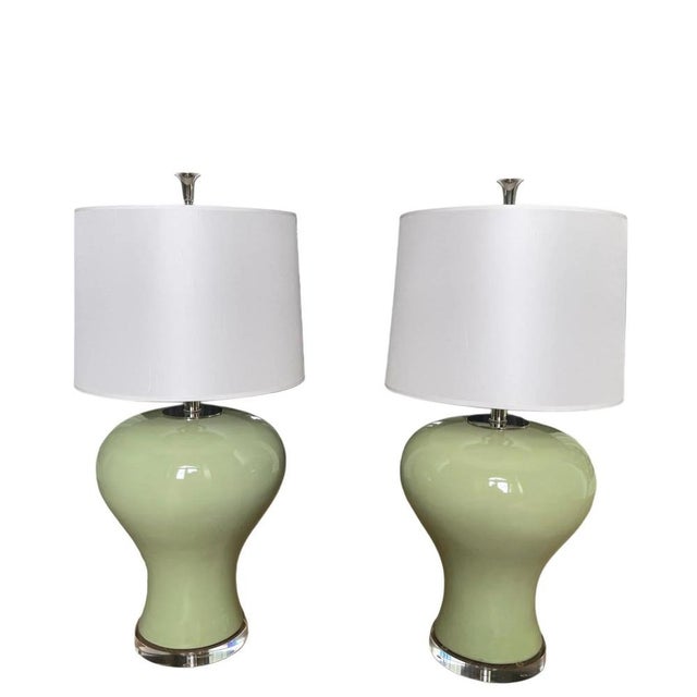 Early 21st Century Nathan Table Lamps by Chelsea House, Set of 2 For Sale - Image 5 of 5