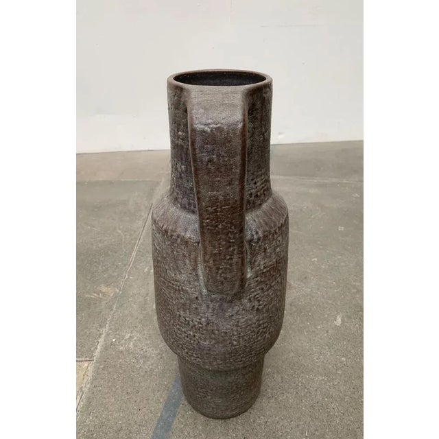 Large Vintage German Ceramic Floor Vase from Karlsruher Majolika For Sale - Image 6 of 18