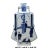 This is a Chinese decorative porcelain vase in Blue and White color finish. The theme is an oriental blue people graphic....