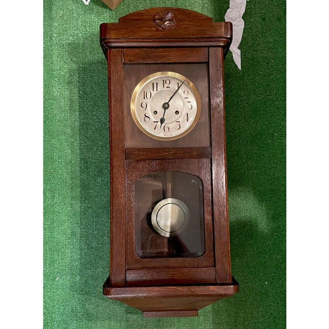 Early 1900s German Box Regulator Wall Clock by Kienzle Chairish