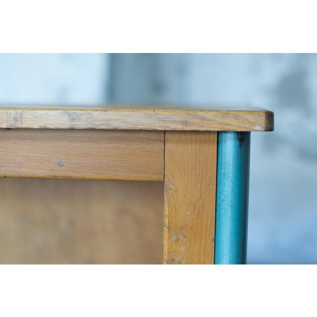 Oak Desk from Jean Prouvé Workshops, 1950 For Sale - Image 6 of 14