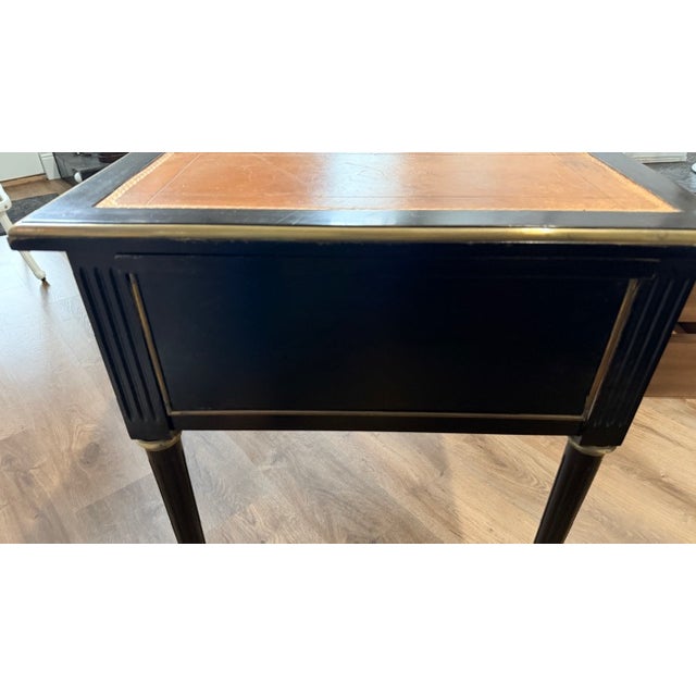 Late 19th Century Leather Top English/Italian Desk 5 Drawer / Extendable Top For Sale - Image 14 of 18