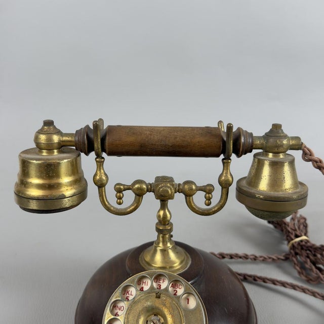 1960s Vintage Telcer Rotary Telephone, Italy, 1960s For Sale - Image 5 of 12