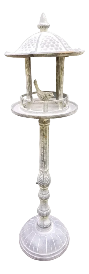 Cast Iron Free Standing Bird Feeder House