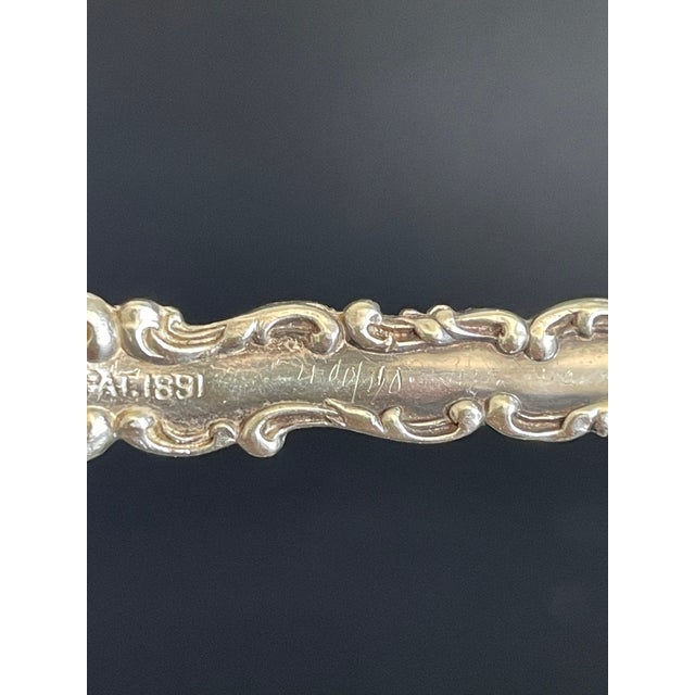 Whiting Manufacturing Co. Louis XV Sterling 1891 Preserve Serving Spoon For Sale - Image 9 of 9