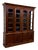 English Bookcase with Glass Doors For Sale