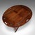 Wood Antique Butler's Tray Table, English, Drop-Flap Serving Stand, Edwardian, c.1910 For Sale - Image 7 of 12