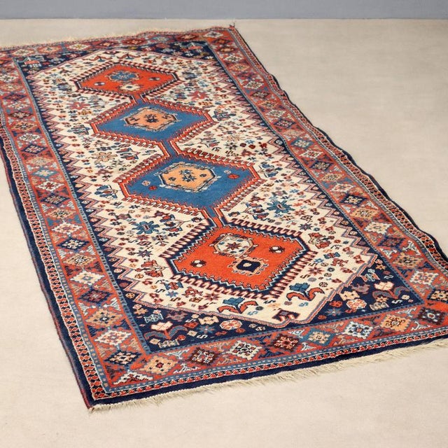 Vintage Jalamè Rug in Wool For Sale - Image 9 of 9