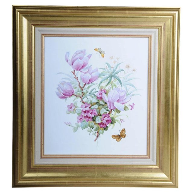 20th Century Floral Bouquet Plaque from KPM Berlin For Sale - Image 17 of 17