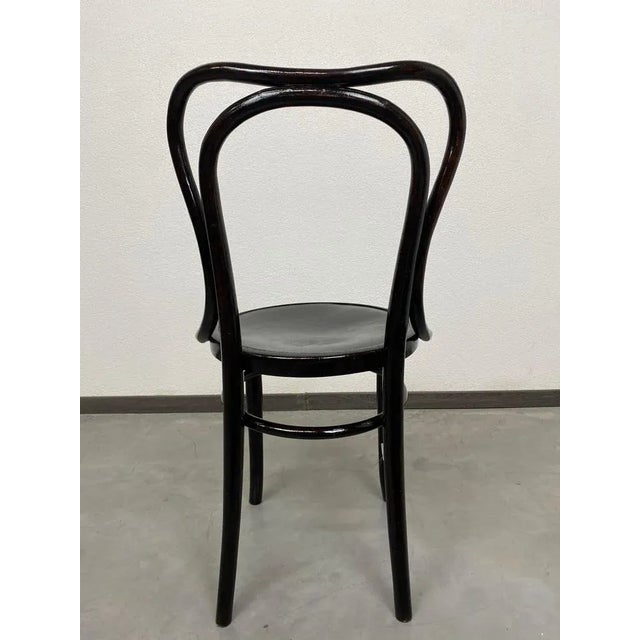 Blac Secession Chair from Thonet, 1890s For Sale - Image 5 of 12