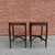 Early 20th Century Pair of Edwardian Style Mahogany Ocassional Side Tables For Sale In Cleveland - Image 6 of 11