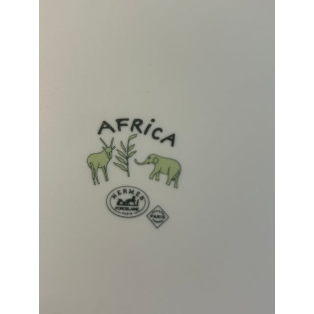 Light Green Vintage Hermes Wall Plate For Sale - Image 8 of 9
