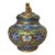 High Quality Vintage Handmade Chinese Foo Dog Enamel Champleve Cloisonné Ginger Jar For Sale