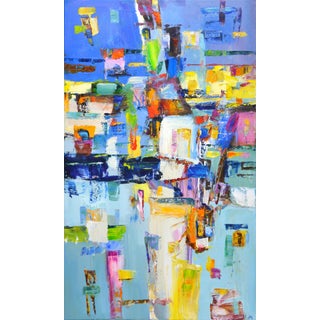 Evening in the City.Modern Original Painting. Arts Bound For Sale