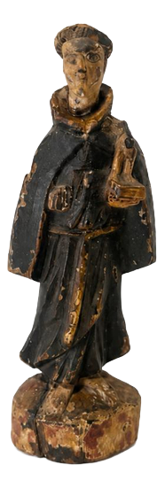 Sacred Art Saint Anthony Figurine, 1700s
