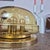 Mid-Century Brass and Glass Flush Mount from Lampukas, Finland, 1960s For Sale - Image 6 of 14
