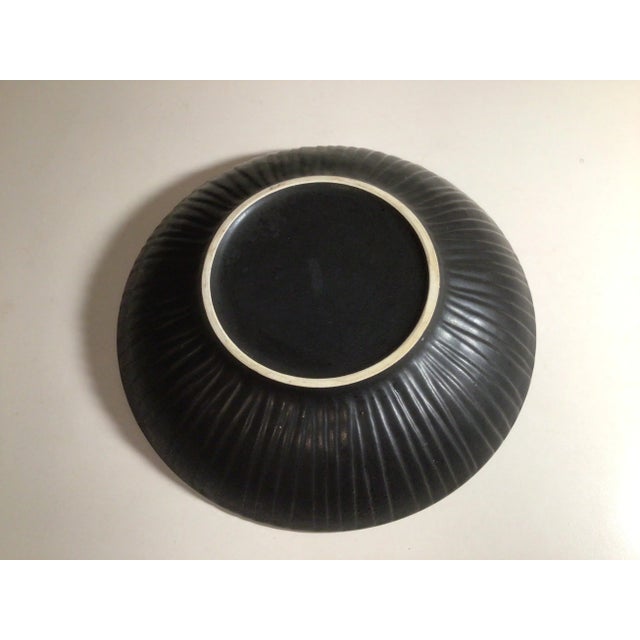 Black Asian Style, Black Ceramic Plates - Set of Four For Sale - Image 8 of 10