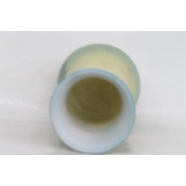 Early 20th Century Art Deco Hand Painted Pink Orchid Flower Vase For Sale - Image 5 of 10