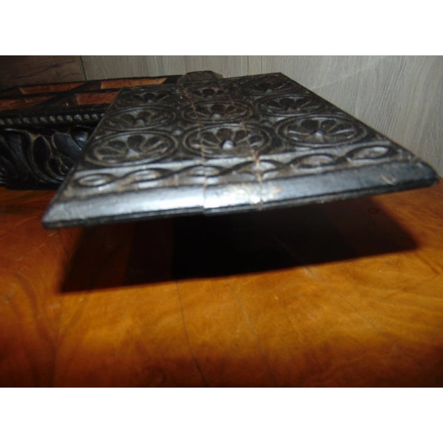 Antique Carved Wooden Shelf For Sale - Image 6 of 9