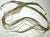 Metal Mid 20th Century Navajo Jewelry Set 30” Gold Tone Liquid Silver Necklace and Earrings, 3 Pieces For Sale - Image 7 of 9