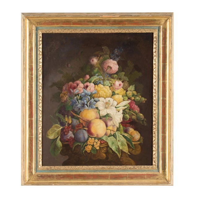 Rose J. Leigh, Bouquet of Flowers, Oil on Canvas, Framed For Sale - Image 5 of 5