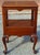 Brown Mid 20th Century Ritter Georgetown Galleries Queen Anne Style Mahogany Tier Side Table Nightstand For Sale - Image 8 of 11