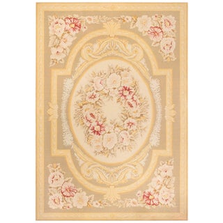 Contemporary Floral Bessarabian Style Handmade Wool Rug by Doris Leslie Blau For Sale