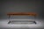 Executive Desk in Fine Hardwood Veneer on Nickel-Plated Steel Legs, 1970s For Sale - Image 6 of 18