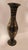Vintage Indian Engraved Floral Metal Vase For Sale - Image 4 of 7