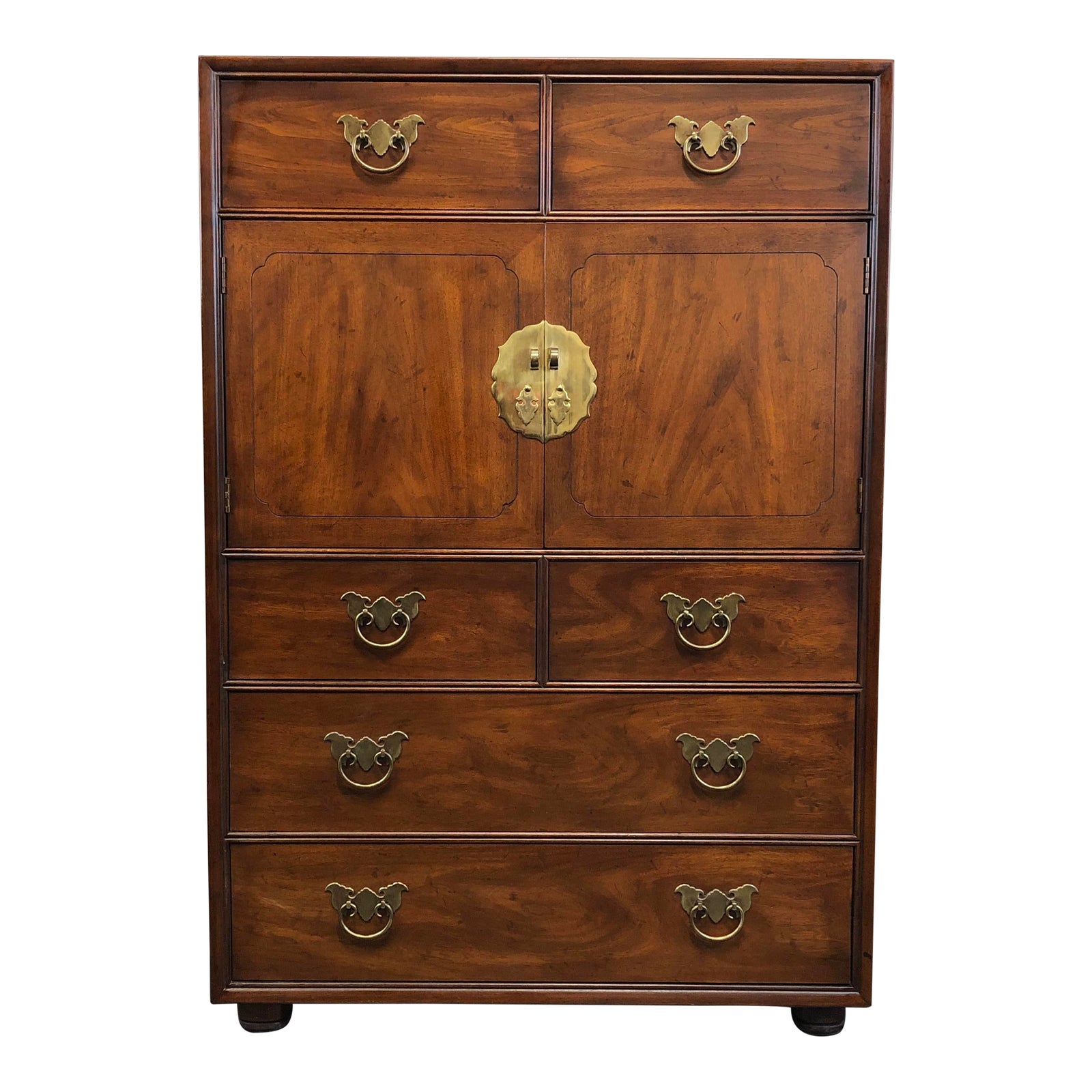 Henredon Asian Style Chinoiserie Gentleman's Chest Chairish