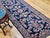 Textile Antique Persian Lilian Runner Rug, Hand-Knotted Wool, Floral Design, Navy & Red, 3x7 For Sale - Image 7 of 15